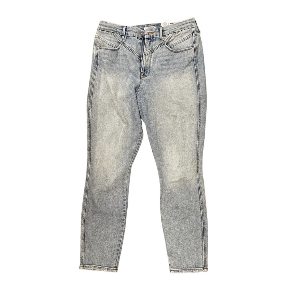 Good American Acid Wash 90s Crop Skinny Jeans Size 14 / 32”